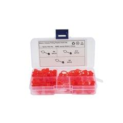 80 PCS M6 / M8 / M10 Polyethylene Plastic Dust Cover Cap Assortment Kits for Oil Grease Zerk Fitting