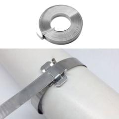 30m 304 Stainless Steel Wire Tray Oil Pipe Tie with Hoop