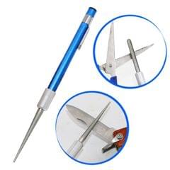 Diamond Carbon Steel Knife Fishhook Sharpener Portable Kitchen Accessories Multi Purpose Sharpener Stick