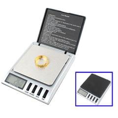 100g x 0.01g Digital Pocket Scale Jewelry Gold Scale (Silver)