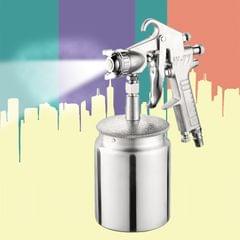 W-77 Paint Spray Gun Sprayer lower Pot Pneumatic Tool for Home Car, Hole diameter: 3mm