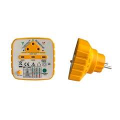 SK106 Power Socket Detector Leakage Household Power Socket Detector EU Plug