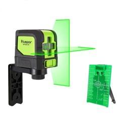 9011G 1V1H 15mW 2 Line Green Beam Laser Level Covering Walls and Floors (Green)