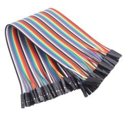 40-Pin F - F Rainbow Dupont Cable Female to Female Jumper Wire for Arduino