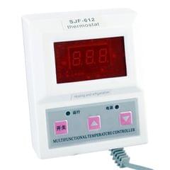 1.4 inch LCD Red Light Intelligent Digital Thermostat / Temperature Controller (White)