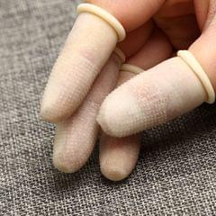 100 PCS Antistatic Antislip Durable Fingertips Latex Protective Gloves