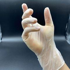 100 PCS Of Disposable PVC Vinyl Transparent Plastic Protective Gloves