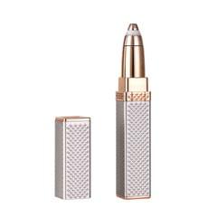 Two In One USB Rechargeable Lipstick Shaver Lady Eyebrow Trimmer