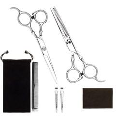 7 PCS Professional Hair Cutting Thinning Scissor Hairdressing Flat Shear Scissors Kit