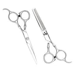 2 PCS Professional Hair Cutting Thinning Scissor Hairdressing Flat Shear Scissors Kit