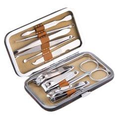 10 in 1 Nail Care Clipper Pedicure Manicure Kits  with Leather Bag