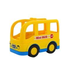 3 PCS Large Particle Building Blocks Accessories Transport Vehicle Model, Style:Mini Bus