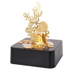 Coins Model Magnetic Sculpture Desktop Pressure-relieving Toy