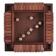 Four-Sided Digital Flop Game Party Interaction Children Educational Leisure Board Game Adult Decompression Wooden Toys