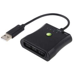 PS2 to XBOX 360 Converter, Plug and Play, Cable Length: 20cm (Black)
