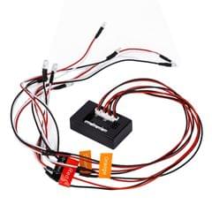 T2 Complete LED System Control Box & 8 LED Lights for RC Car