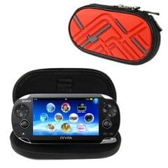 Multi-function Portable Soft Rubber Surface Bag for PS Vita / PSP, Size: 190 x 100 x 32mm (Red)