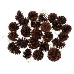 36pcs natural real dried pine cone for christmas thanks giving ornaments