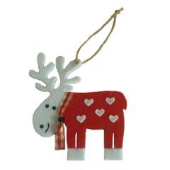Elk Pendants Christmas Tree Ornaments Party Home Hanging Decorations Red