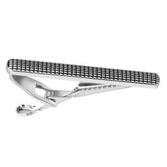 Crocodile Metal Tie Clip Clasp Mens Necktie Wedding Business Tie Pin Silver