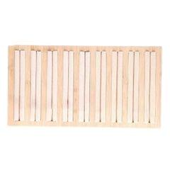Bamboo Wooden Jewelry Display Plate Rings Earrings Storage Stand for Shop
