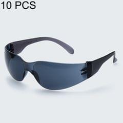 10 PCS Working Protective Glasses Windproof Dustproof  Goggles (Black)