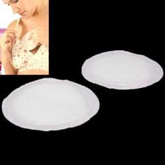 Pair of Disposable Breast Pad Anti-overflow Breast Pad Milk Pad Nursing Pad, Diameter: 110mm (White)