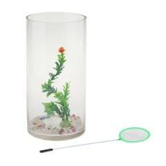 Cylindrical Glass Tank Small Ecological System Aquarium Fish Tank 2