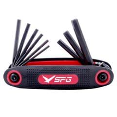 Multifunction 9 in 1 Hex Allen Key Wrench Tools Set for Compound Recurve Bow