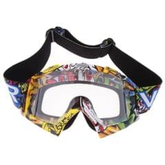 Motocross Snowmobile Snowboard Goggles UV Protector Eyewear Clear