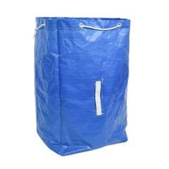 High-Capacity Drawstring Leaves Bag Garden Rubbish Toys Storage Bag - Blue
