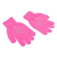 Girls Women Kids Ice Skating Gloves Magic Stretch Glove Pink
