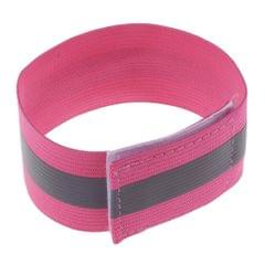 1Pcs Cycling Bike Bicycle Bind Elastic Trousers Pants Band Leg Strap Pink