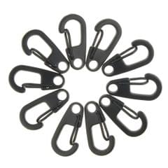 10Pcs Mini Alloy Key Buckle Snap Spring Clip Hook Carabiner Keychain