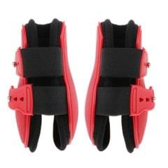 1 Pair Horse Leg Boots Hind or Front Leg Tendon Protect Wraps Red Hind Foot