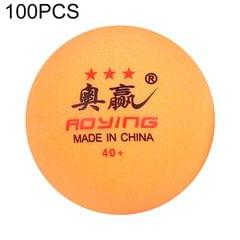 ROYING 100 PCS Professional ABS Table Tennis Training Ball, Diameter: 40mm
