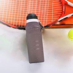 Outdoor Travel Creative Color Changing Temperature Sensor Silicone Folding Water Bottle Cup, Capacity: 600ml, Random Color Delivery