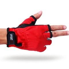 1 Pair 3 Fingers Exposed Breathable Anti-slippery Fishing Gloves