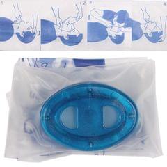 Rescue Breathing Mask Respiration Hood CPR Mouth to Mouth Resuscitation Device for Emergency (Blue)
