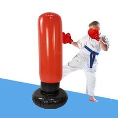 YHS025 2 in 1 Adult Children PVC Inflatable Vertical Boxing Column Non-Tumbler Inflatable Sandbags Set (Boxing Column + Gloves)
