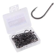 3# 100 PCS  Carbon Steel Fish Barbed Hook Fishing Hooks without Hole