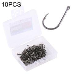 4# 1000 PCS  Carbon Steel Fish Barbed Hook Fishing Hooks with Hole