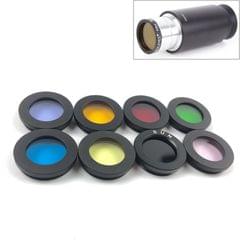 Datyson Astronomical Telescope Accessories 1.25 inch Planet Moon Nebula Filter Neutral Edition, A Set of 8 Colors