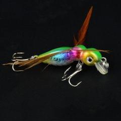 HENGJIA 4.5cm Biomimetic Fly Fishing Bait Fishing Lures, Random Color Delivery