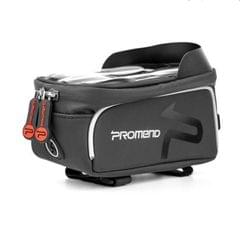 PROMEND Waterproof MTB Road Bike Touch Screen Bag for 6.0 Inch  Phone, Color:Black with headphone jack