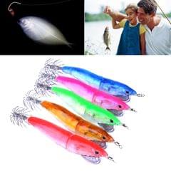 LED Electronic Shrimp Fishing Lures Bionic Fishing Bait with Hooks, Length: 12 cm, Random Color Delivery