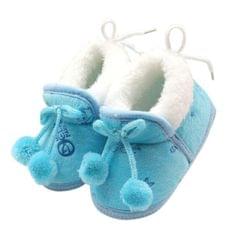 Winter Sweet Newborn Baby Girls Princess Winter Boots First Walkers Soft Soled Infant Toddler Girl Footwear