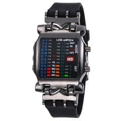 Outdoor Daily Waterproof Sport LED Digital Binary Watches