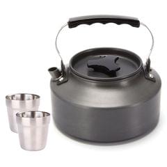 Outdoor Teapot with Cup Stainless Steel Rustproof