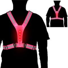 High Visibility LED Reflective Vest Night Safety Belt Gear